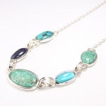 Sterling Silver Blue Mountain Necklace