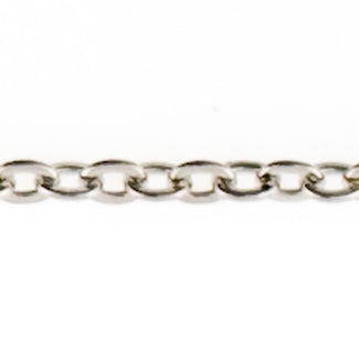 Fine Palladium Plated Flat Cable Chain