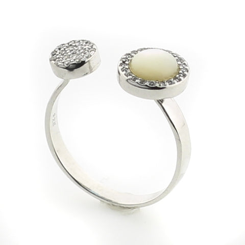 Modern Pearl Ring