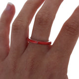 Pink Coral Band Ring