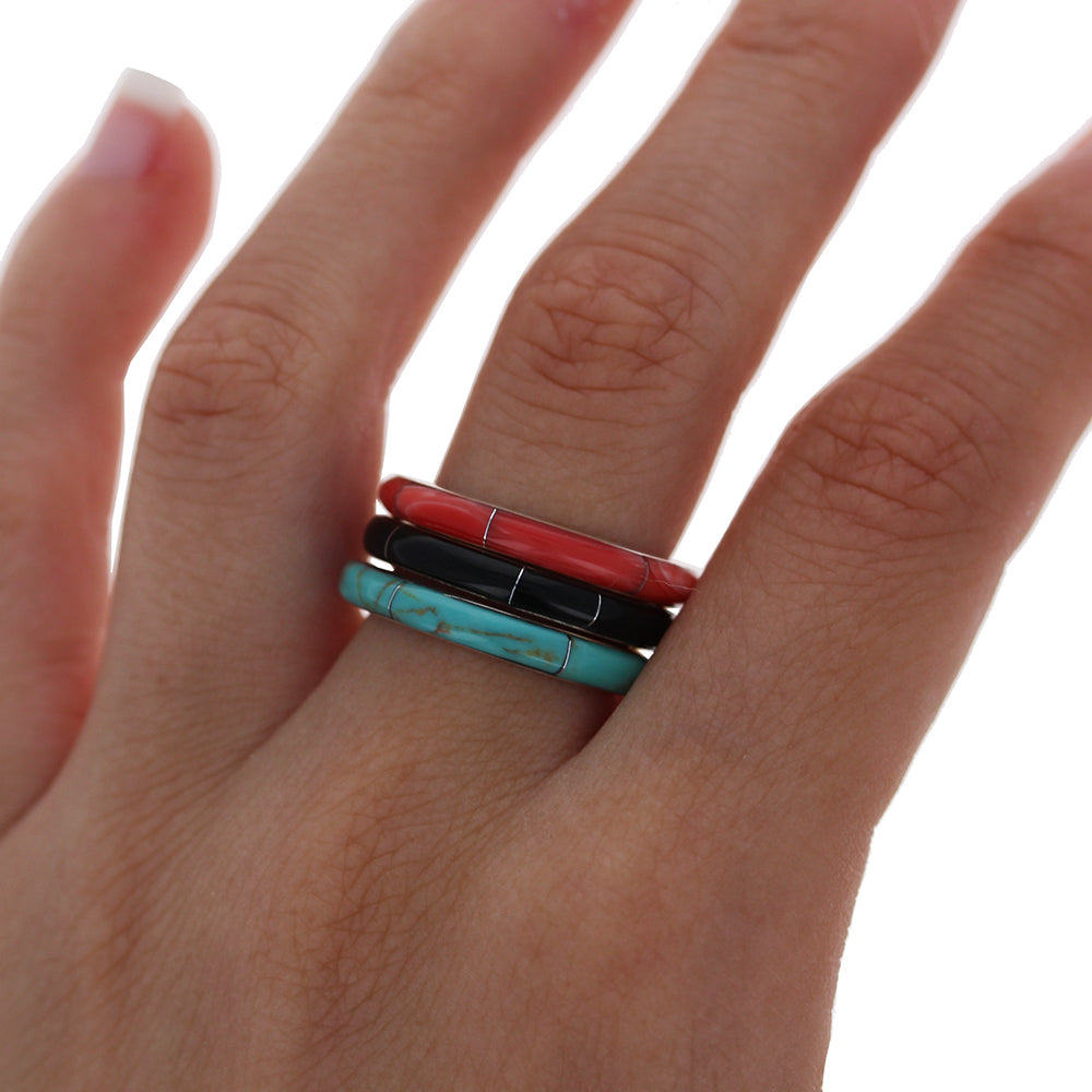 Thin clearance turquoise band