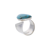 Adjustable Turquoise Mod Ring