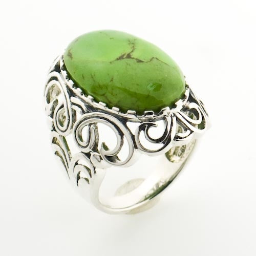 Vintage Lime Design Ring