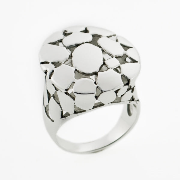 Designer Croco Print Ring