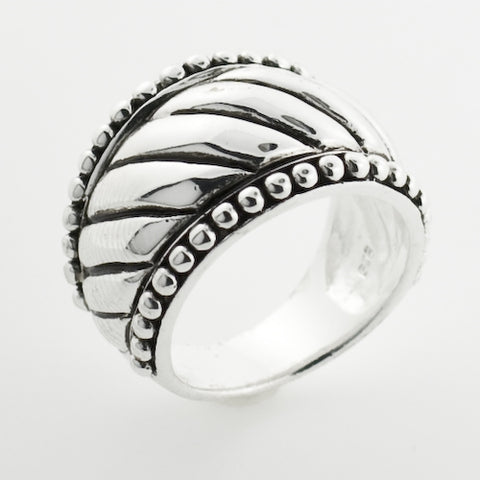 Beaded Cable Ring