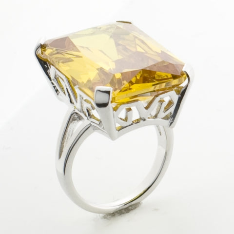 Bold Yellow Diamond Ring