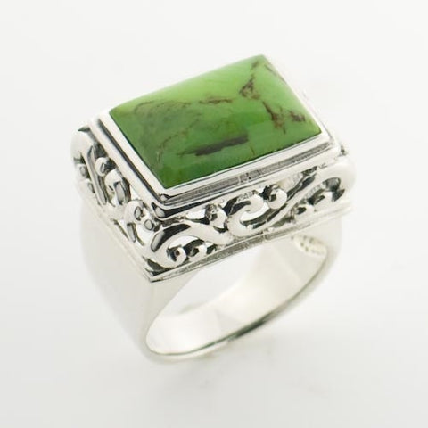 Sterling Lime Ring