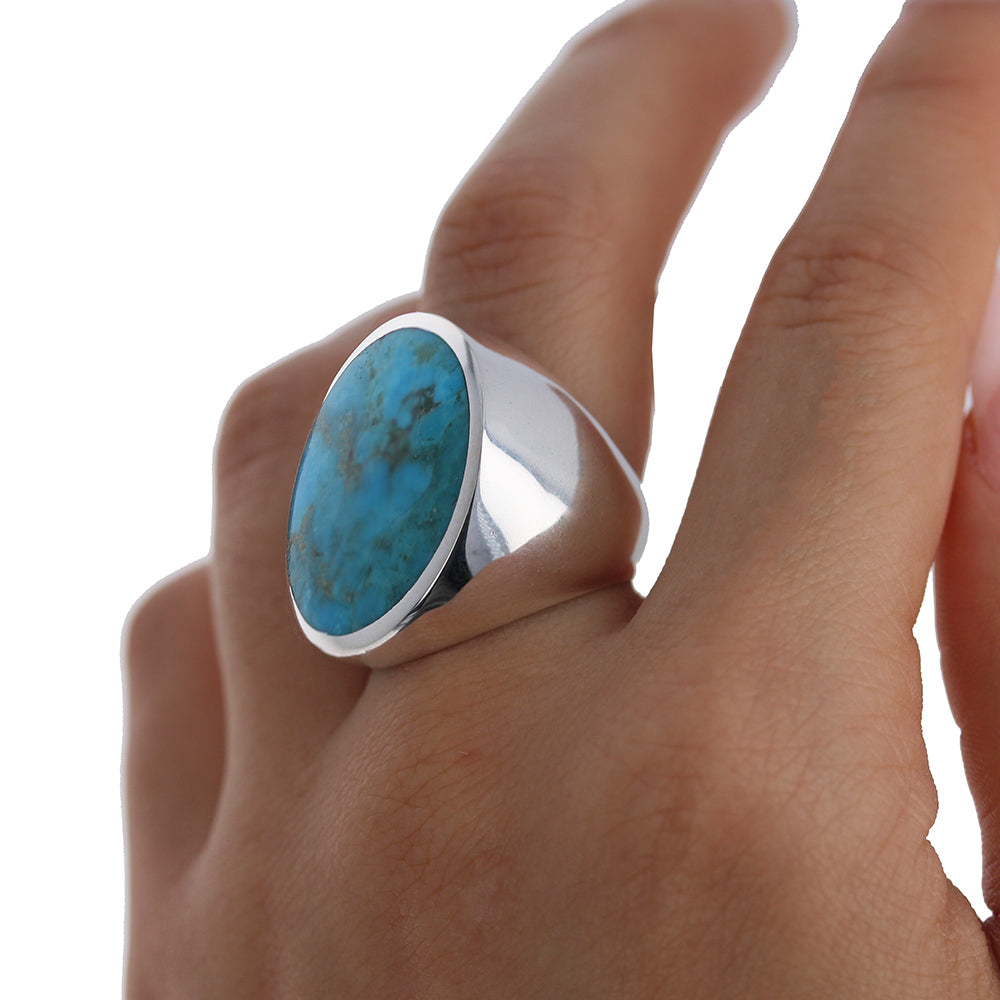 Modern Turquoise Ring