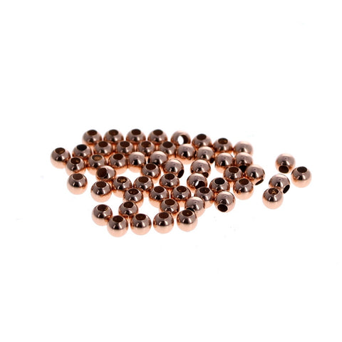 2.5mm Rose Gold Filled Round Bead