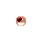 3mm Rose Gold Filled Large Hole Bead