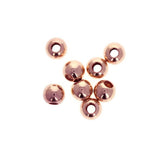 4mm Rose Gold Filled Large 1.8mm Hole Beads