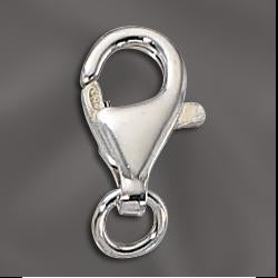 Sterling Silver 16mm Trigger Clasp with Ring