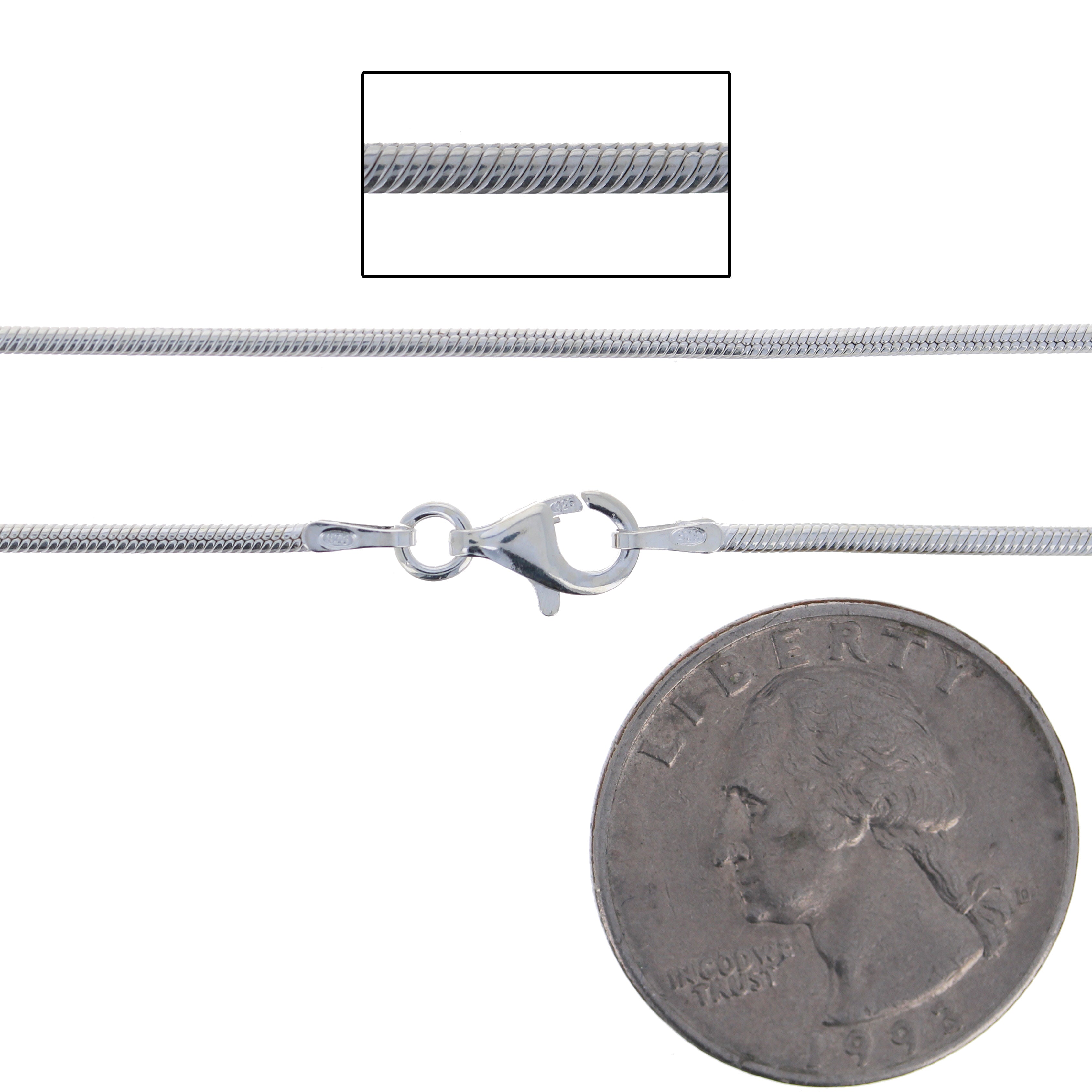 Snake Chain 1.3mm – Mayas Gems