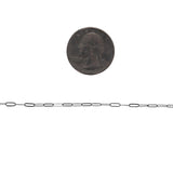 Mini Paperclip Chain, Sterling Silver