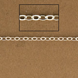 3mm Small Flat Oval Link Chain