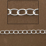 4mmx5mm Sterling Silver Oval Link Chain