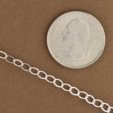 5mm Sterling Silver Flat Link Chain
