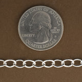Sterling Silver 6mm Oval Link Chain