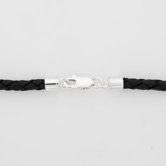 4mm Braided Leather Cord