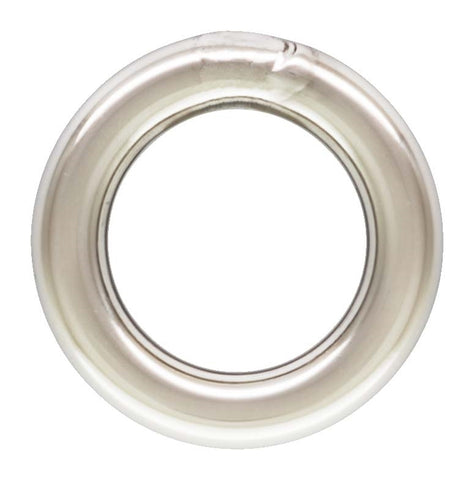 thumbnail image 2 of Mayas Gems 10mm Sterling Silver Closed Jump Rings – 18 Gauge, Solid, 10pc, USA 2 of 2