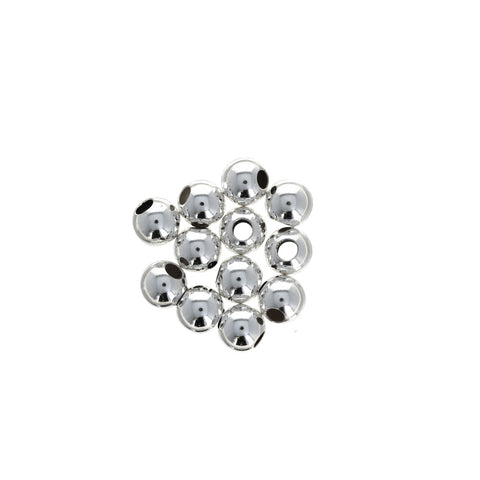 5mm Sterling Silver 2mm Hole