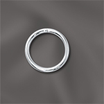 8mm Closed 18ga Sterling Silver Jump Ring