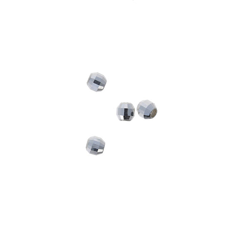 3mm Sterling Silver Mirror Disco Bead